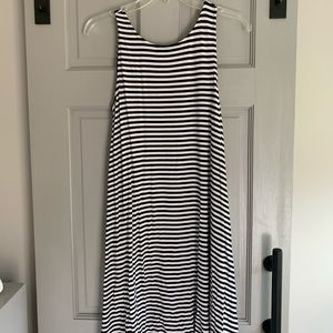 Old navy black and white stripe dress